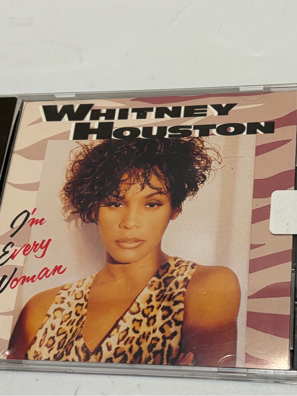 Whitney Houston "I’m Every Woman" CD - Pink & Beige Cover